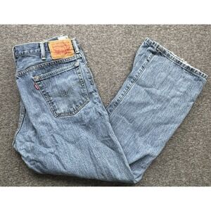 Levis 517 Jeans Mens Sz 36x29 Blue Denim Boot Cut Western Cowboy Cotton
